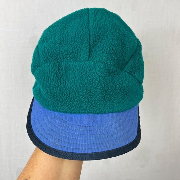 Vintage Patagonia Synchilla Fleece Duckbill Trapper Hat Mens L USA 90s Ear Flap - Picture 3 of 12